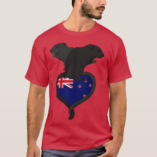 Camiseta Gerbil Nueva Zelanda oscuro
