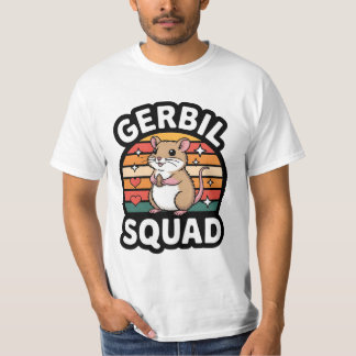 Camiseta Gerbil Squad Cute Retro Gerbil Lover Design