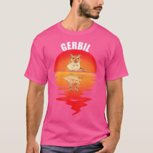 Camiseta Gerbil Sunset Sand Rat Rodent Deert Gerbil Dueño