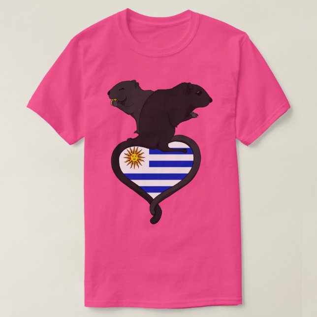 Camiseta Gerbil Uruguay oscuro (Diseño del anverso)