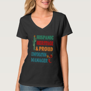 Camiseta Gerente de compensación orgulloso del patrimonio h