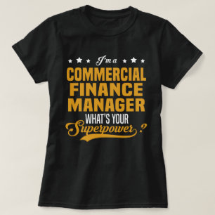 Camiseta Gerente de finanzas comerciales