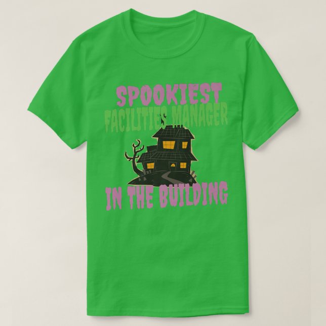 Camiseta Gerente de instalaciones más espumoso del edificio (Diseño del anverso)
