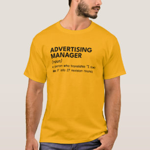 Camiseta Gerente de marketing sarcástico
