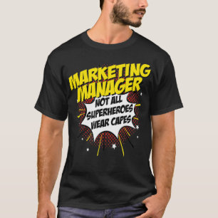Camiseta Gerente de marketing Superhéroe Funny Comic Tee Gi