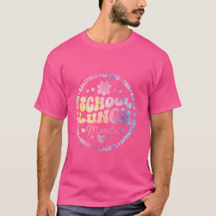 Camiseta Gerente de Monitor de Almuerzo Escolar Tripulación