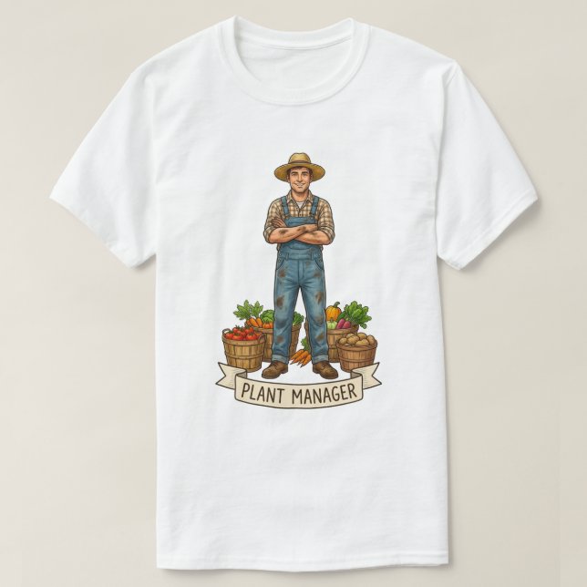 Camiseta Gerente de planta  (Diseño del anverso)