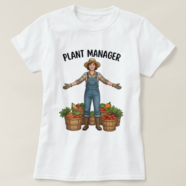 Camiseta Gerente de planta  (Diseño del anverso)