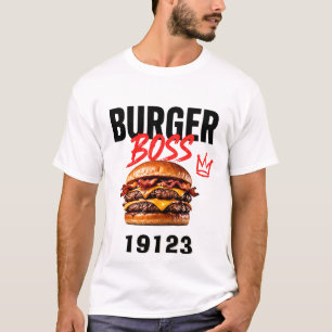 Camiseta 🍔 Gerente de Restaurante de Comida Rápida Burger