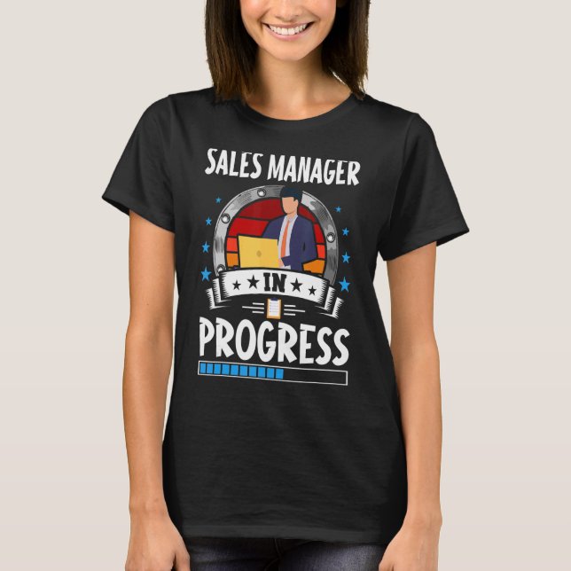 Camiseta Gerente De Ventas En Curso Estudiante (Anverso)