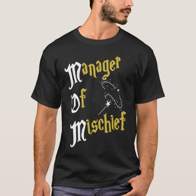 Camiseta Gerente del Mando Mágico Mágico Maligno de Mischie (Anverso)