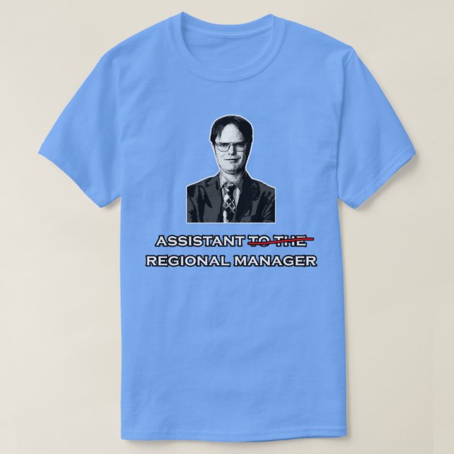 Camiseta Gerente regional de Dwight (Diseño del anverso)