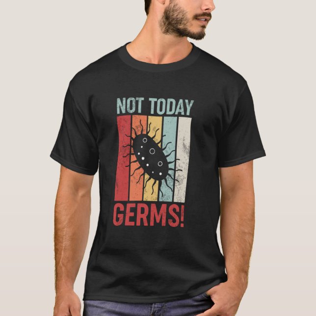 Camiseta Germafóbico No Hoy Gérmenes (Anverso)