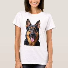 Camiseta Germam Shepard Dog Mascota Dueños de regalo