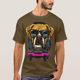 Camiseta German Boxer Dog  Computer Video Game Lover Gaming