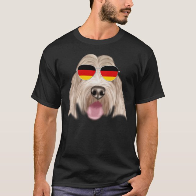 Camiseta German Flag Grand Basset Griffon Vendeen Dog Germa (Anverso)