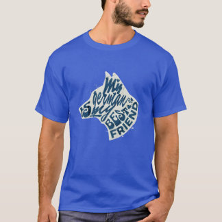 Camiseta german mi mejor amigo gracioso
