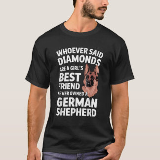 Camiseta German Shepherd Art For Women Girls German Shepher