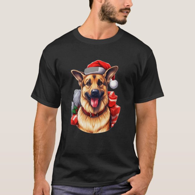 Camiseta German Shepherd Christmas German Shepherd Owners (Anverso)