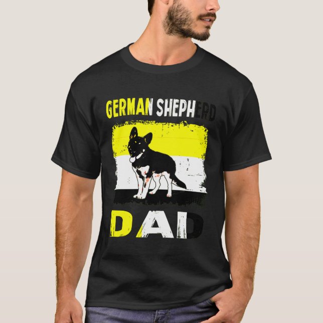 Camiseta German Shepherd Dad (Anverso)