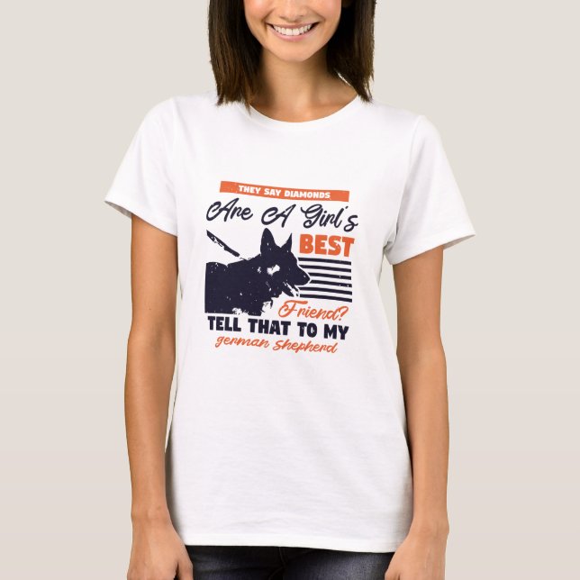 Camiseta german shepherd dog owner gift (Anverso)