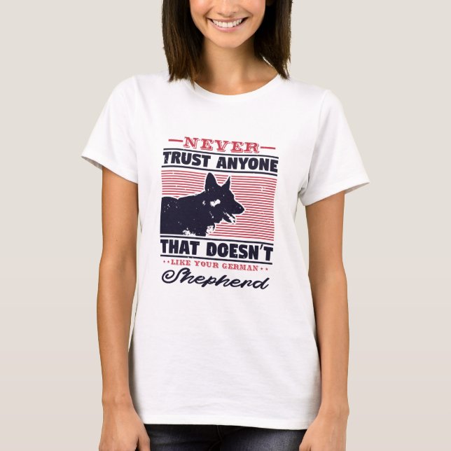 Camiseta german shepherd dog owner gift (Anverso)