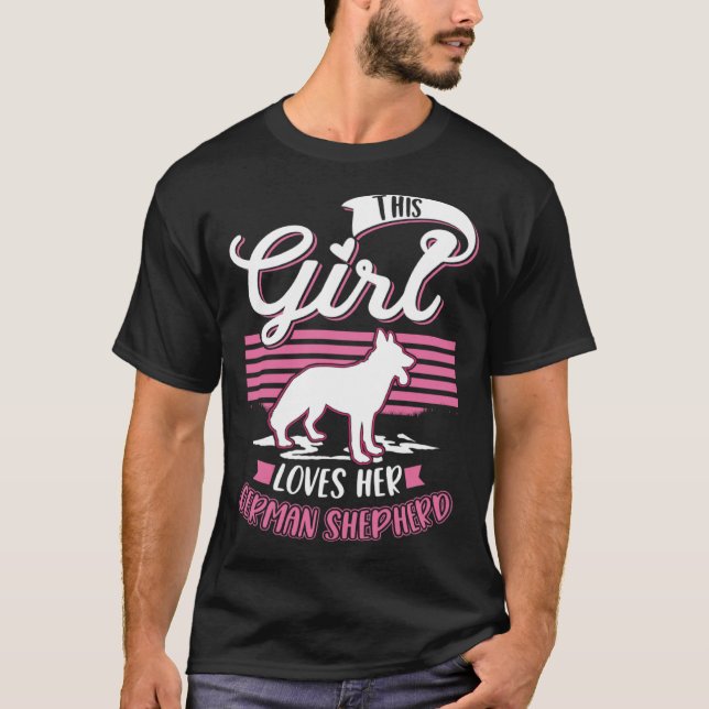 Camiseta German Shepherd Girl German Shepherd  1 (Anverso)