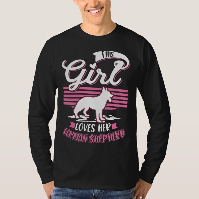 Camiseta German Shepherd Girl German Shepherd  1 (Anverso)