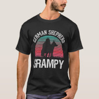 German Shepherd GRAMPY Vintage Dog