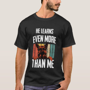 Camiseta German Shepherd learning dog Owner