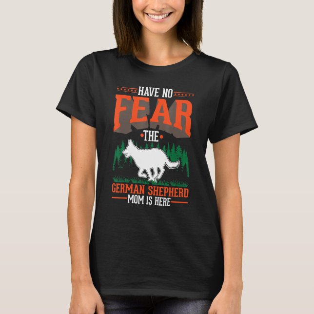 Camiseta German Shepherd Mom (Anverso)