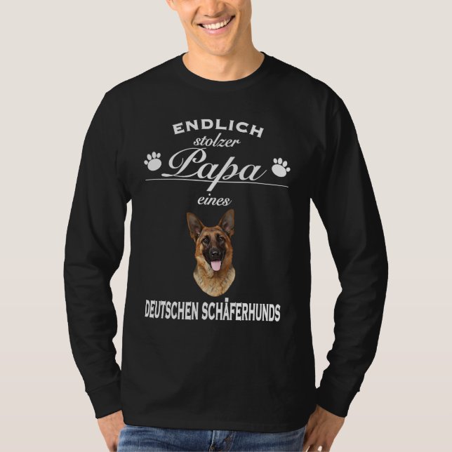 Camiseta German Shepherd s  Proud Dog Dad  Shepherd (Anverso)