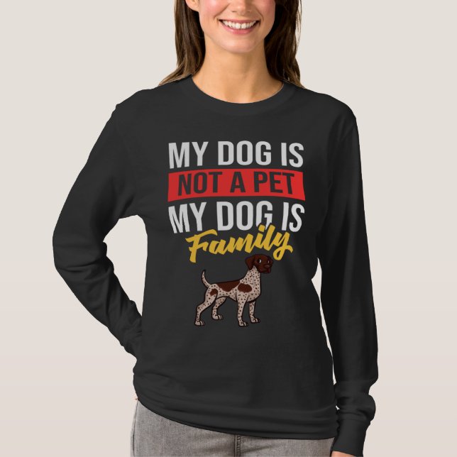 Camiseta German Shorthaired Pointer Dog  Puppies Owner   1 (Anverso)