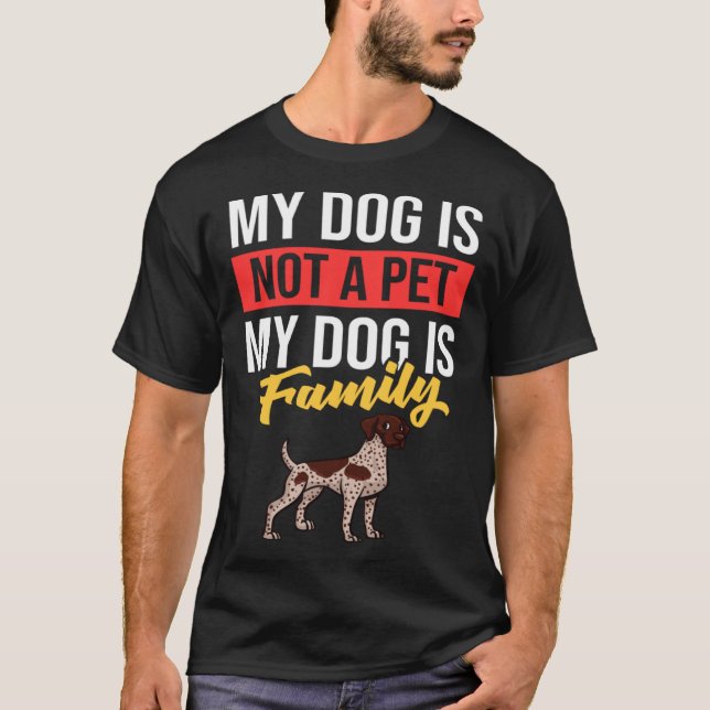 Camiseta German Shorthaired Pointer Dog  Puppies Owner   1 (Anverso)