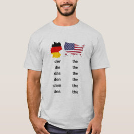 Camiseta German vs. English DirtyDas Der Die Das The 