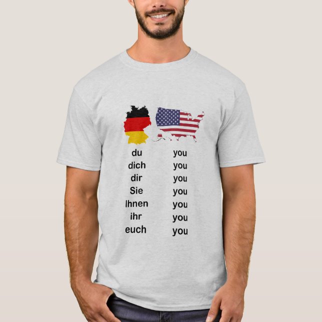 Camiseta German vs. English - You - YouDich (Anverso)