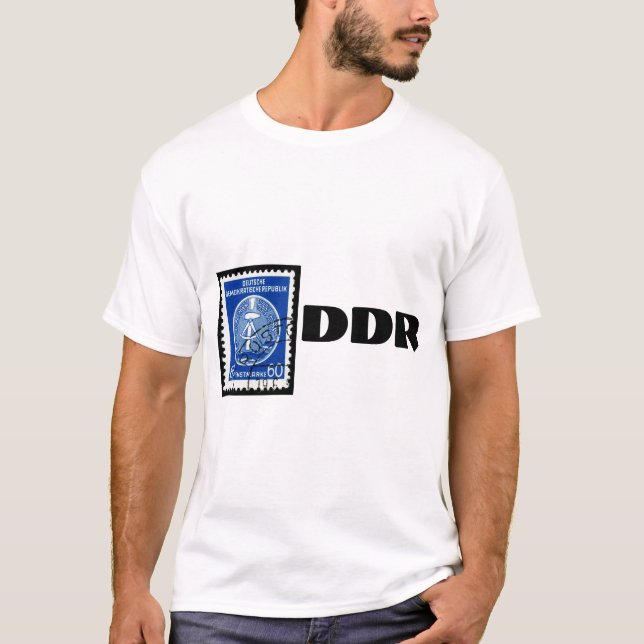 Camiseta germanooriental con el sello de RDA (Anverso)