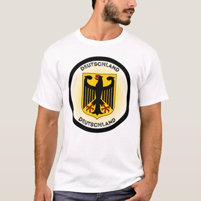 Camiseta Germany Coat of Arms Circle Shape (Anverso)