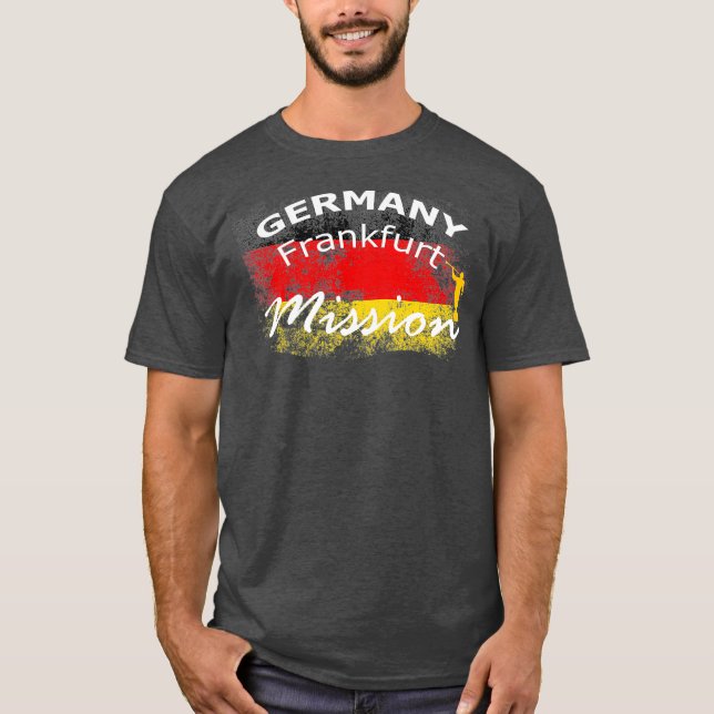 Camiseta Germany Frankfurt Mormon LDS Mission Missionary (Anverso)