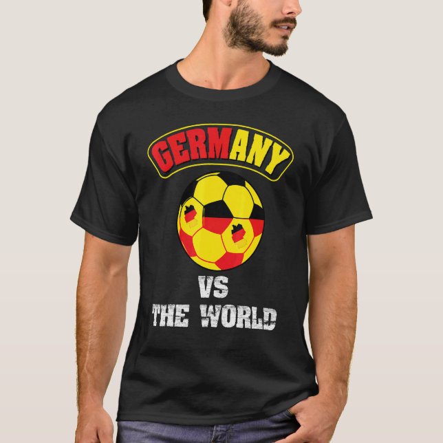 Camiseta Germany Vs The World German Flag Soccer Football F (Anverso)