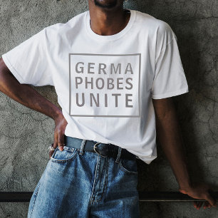 Camiseta Germaphobes divertidos Unen el Tema de la Pandemia
