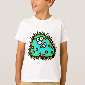 Camiseta Germen manchado del dibujo animado