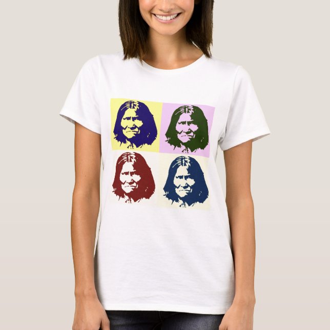 Camiseta Geronimo de Pop Art (Anverso)