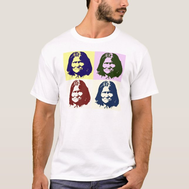 Camiseta Geronimo de Pop Art (Anverso)