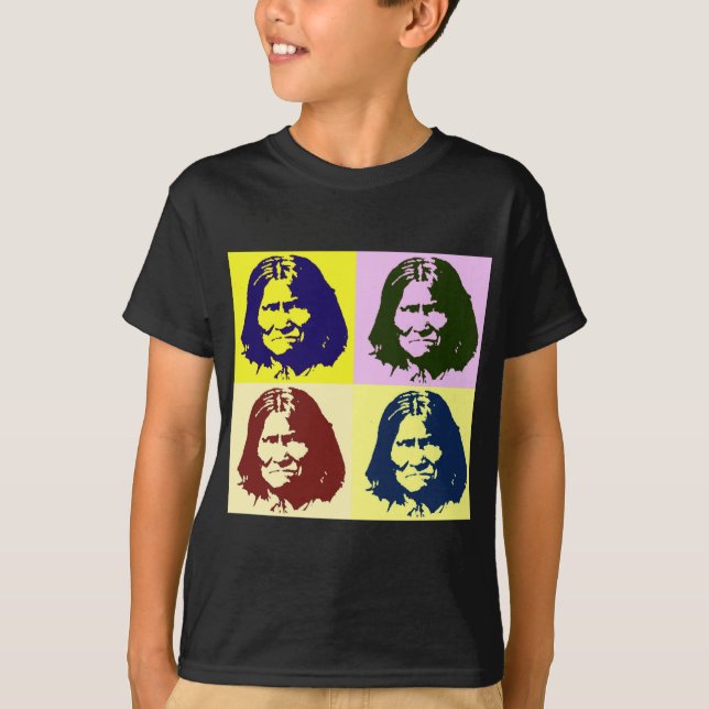 Camiseta Geronimo de Pop Art (Anverso)