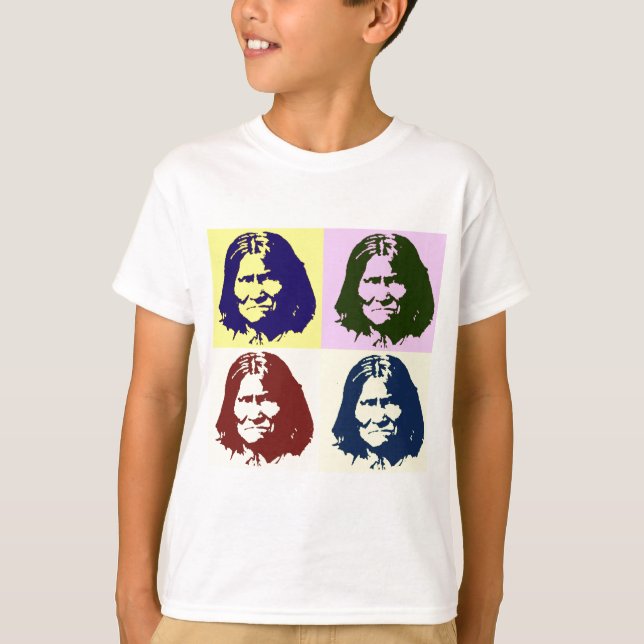 Camiseta Geronimo de Pop Art (Anverso)