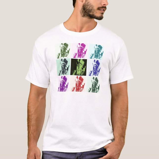 Camiseta Geronimo de Pop Art (Anverso)