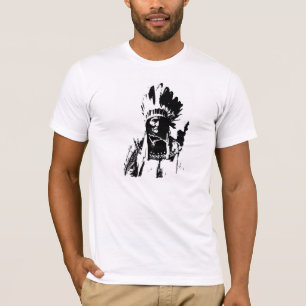 Camiseta Gerónimo en blanco y negro