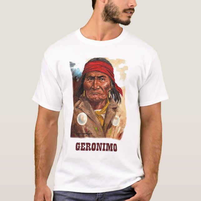 Camiseta Gerónimo nativo americano (Anverso)