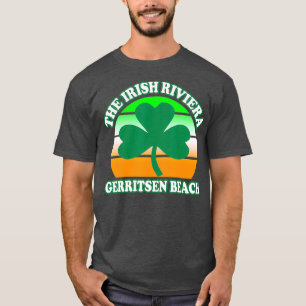 Camiseta Gerritsen Beach Riviera Irlandesa Funny Shamrock
